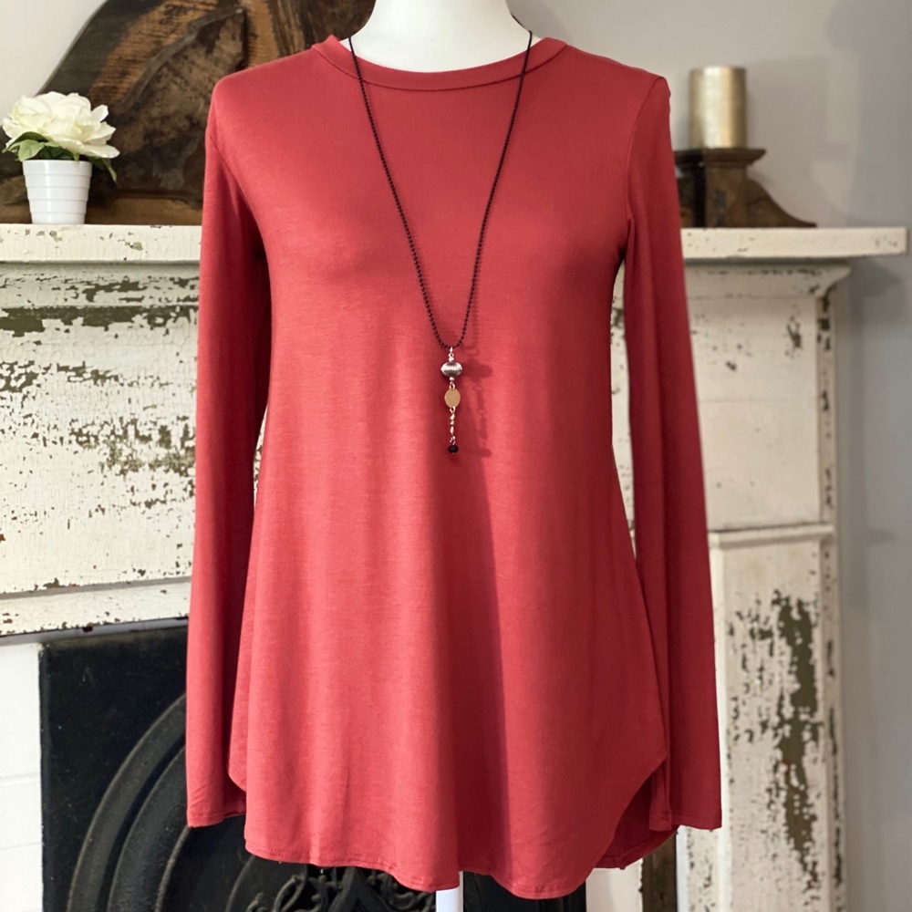 NWT Hazelnut crew neck long sleeve!